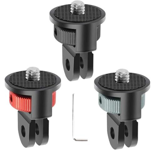 DJI Osmo Pocket 4 3 2/INSTA360 X5 X4 X2/GoPro�V���[�Y�^�J�����ėp�^�C�v �Ή� 1/4 �A�_�v�^�[ �A���~���J�����z���_�[�i3�Z�b�g�j