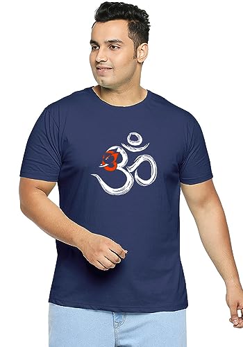 Image of Wear Your Opinion Men's S to 5XL Premium Combed Cotton Printed Half Sleeve T-Shirt (Design : Ganesha Peace)