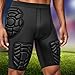 Rwigeboo Padded Compression Pants, Anti-Collision Youth Football Girdle, Breathable and Quick-Drying Mens Football Pants with Pads, 29.9