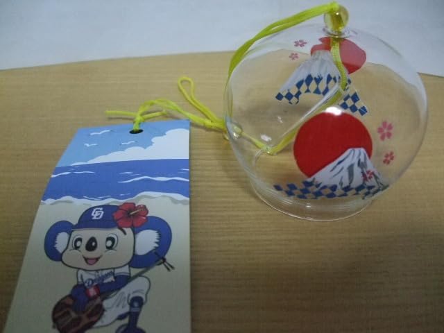 ドラゴンズベース限定中日ドラゴンズドアラガラス製風鈴