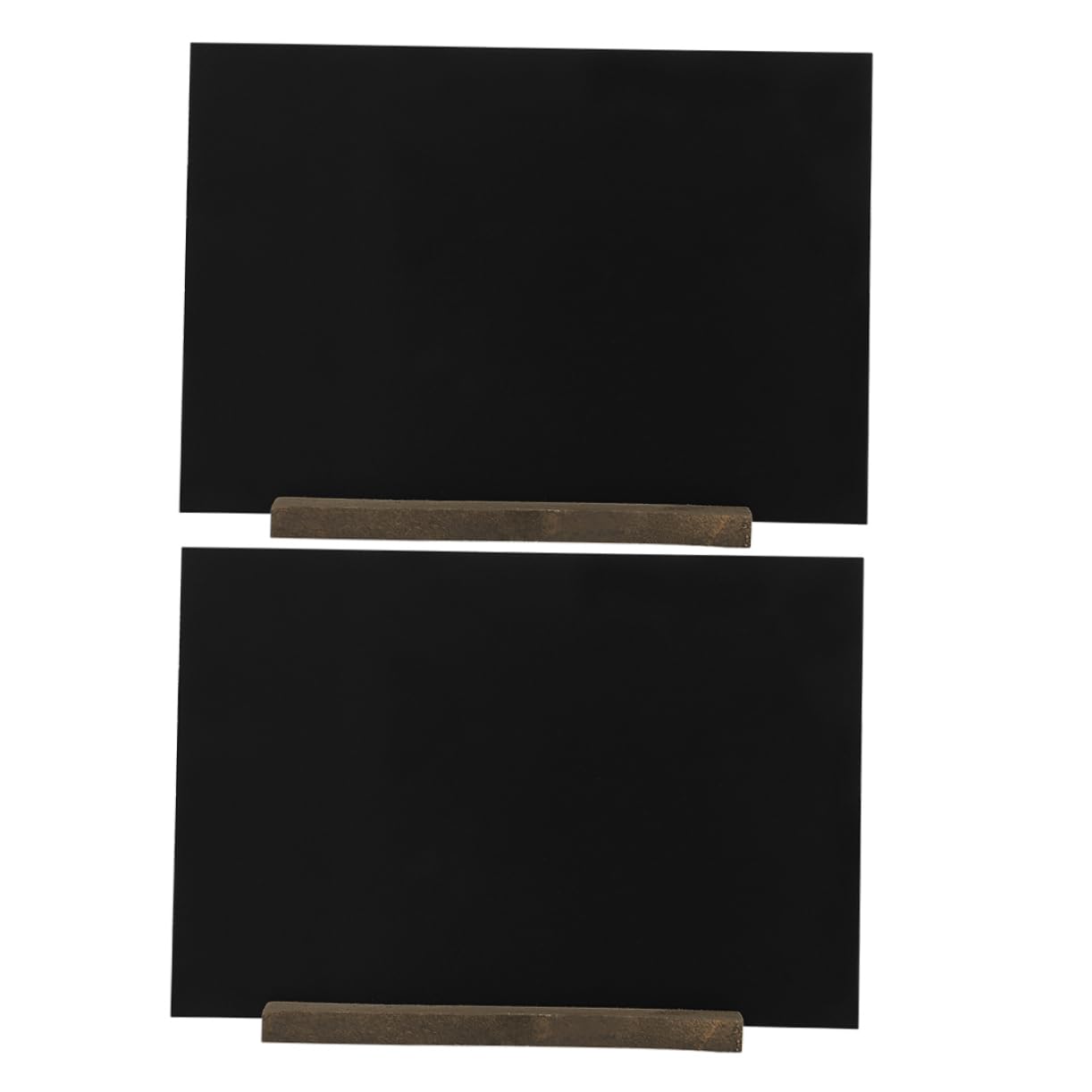 SHINEOFI 2Pcs Mini Chalkboard Signs Reusable Display Boards with Stand for Tabletop Use for Restaurant Menus Weddings Events and Party Decorations