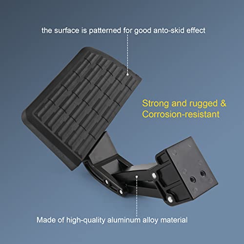 Ldminda Bed Step Truck Rear Tailgate Bedsteps Compatible With Toyota Tundra 2022 2023 Folding Bedstep Retractable Bumper Tailgate Step Replace # Pts30-34000 #TOP3