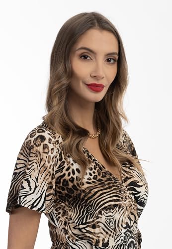 Robe mini nelice imprimé animal sublimer silhouette XL sans complexe - 2