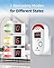 Firlarm Gas Leak Detector for Home, Plug-in Natural Gas Detector for Propane, Methane, Butane, LPG, Combustible Gas Alarm Monitor with LED Digital, Audible and Visual Alert, for Kitchen, RV, Garage