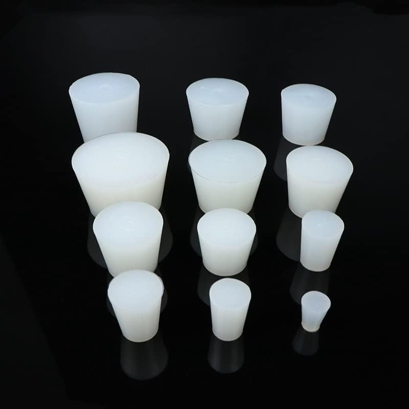 2pcs Silicone Rubber Stopper Plug Without Hole Food Grade Airlock Valve (Color : Size 14)