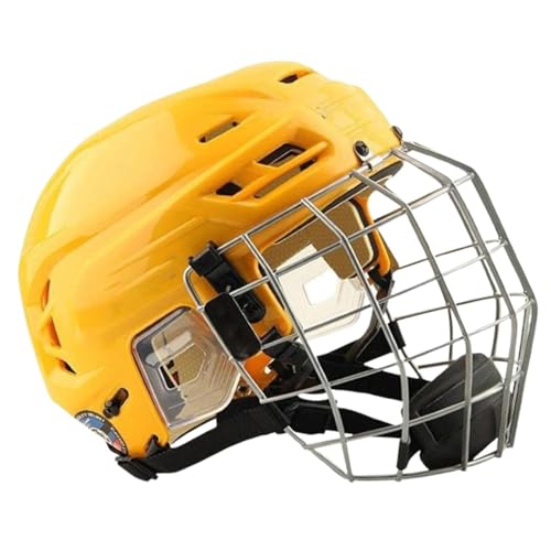 predolo Ice Hockey Headgear with Face Guard for Training and Competition, M