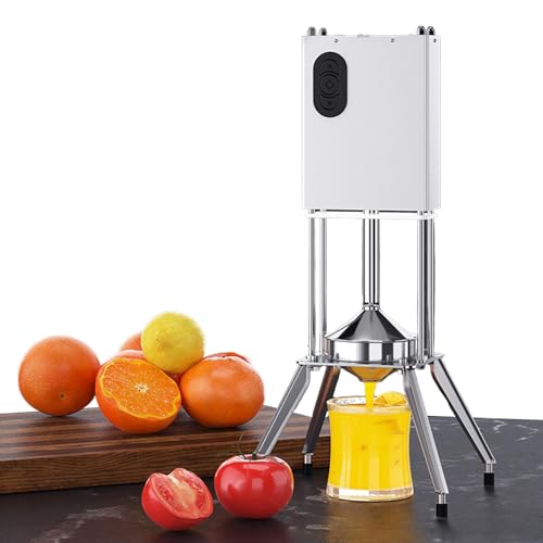 Stainless Steel Electric Citrus Juicer, Heavy-Duty Orange Squeezer for Home and Professional Use