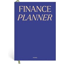 Papier Wonder Blue Hardcover Finance Planner