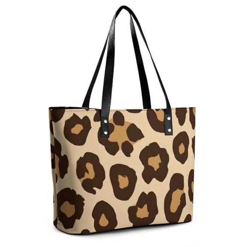 Fashion Leather Tote Bag Travel Work Daily Essentials Handbag Unisex Handbag4