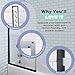 Squid Stick-On Bathtub Door | Shower Curtain Alternative | Easy Installation, Scratch-Resistant, Removeable, Leak-Proof, Acrylic BPA-Free & Non-Toxic