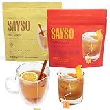 SAYSO Old Fashioned & Hot Toddy Cocktail Tea Bags - Mixers Bundle | Organic, Low-calorie & Low Sugar - 2x 8 count