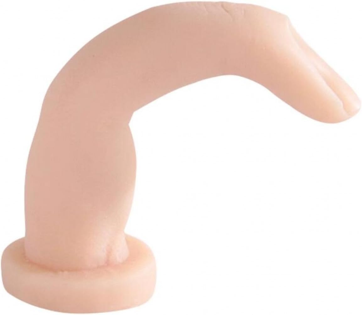 Nail Training Fingers Silicone Practice Finger Model Tool Finger Training Nail Manicure for Jewelry Display Nail Art Tools,jewely Display Finger,5 Piece