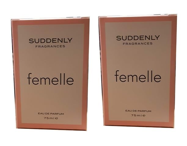Suddenly Fragrances Femelle Eau De Parfum PERFUME EAU DE PARFUM (pack of 2x75) made in Germany