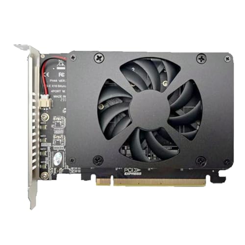 Joselin PCIe NVMe M.2 Adapterkort med Kylfläkt - Enkel Användning