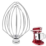 KN256WW - Accesorio de acero inoxidable de 6 cables para batidora KitchenAid de 6 cuartos de galón, batidor de crema pesada de huevo