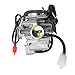 PD24J Carburetor for 4-Stroke GY6 125cc 150cc ATV Go Karts Scooter Mopeds QMJ/QMI157 QMJ/QMI152 - Manifold Intake Fiameter 24mm PD24J Carb (Carburetor)