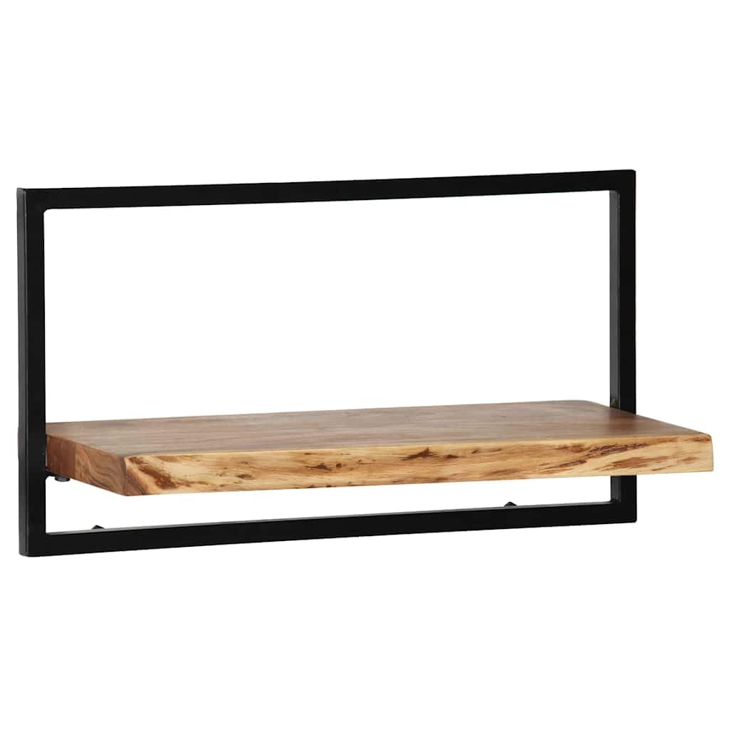 vidaXL Acacia Set Estantes Pared 5 Pzas Madera Estantería Repisas Organizador