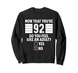 Photo Gallery funny 92nd birthday 92 year old adult born in 1930 felpa Photo Gallery funny 92nd birthday 92 year old adult born in 1930 felpa