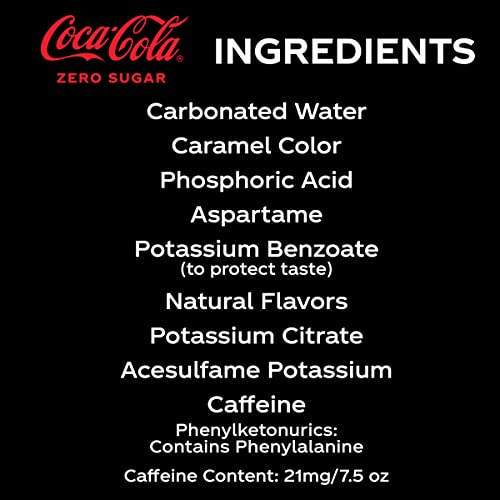 Coca-Cola Coke Zero Sugar Diet Soda Soft Drink, 7.5 fl oz, 10 Pack - Image 7