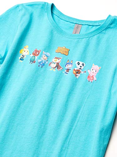 Nintendo Line Animal Crossing Girl's Solid Crew Tee2