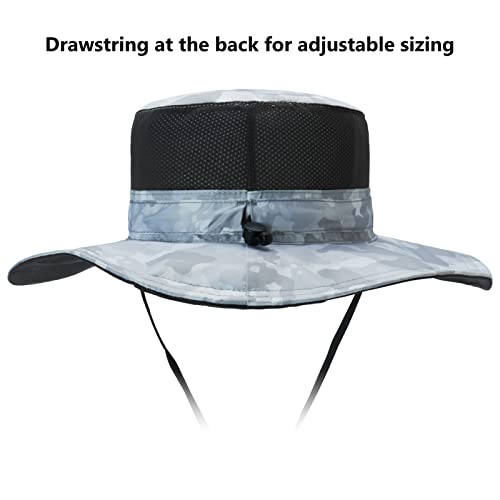 Image of BASSDASH UPF 50+ Sun Fishing Hat Water Resistant with Detachable Neck Flap