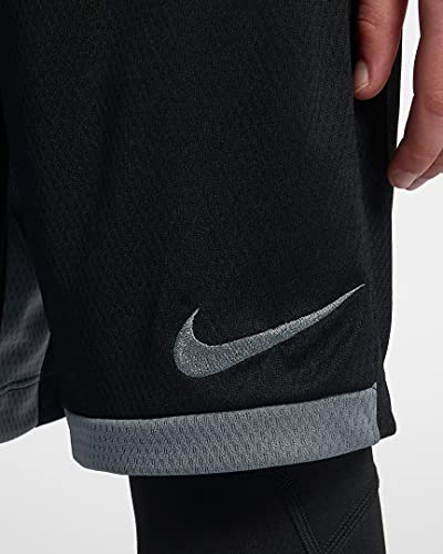 NIKE Boys' Dry Trophy Athletic Shorts, Black/Cool Grey/Cool Grey, Medium
