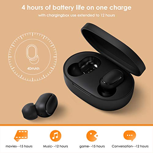 Timoom-Xiaomi-Redmi-Airdots-2-ecouteur-sans-Fil-Bluetooth-50-Oreillette-Anti-Transpiration-IPX5-Stereo-Veritable-avec-Microphone-Casque-Sport-Mains-Libres-AI-Controle
