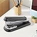 Generic Commercial Grade Stapler for Office Use, Metal Construction with Rotatable Head, Capacity of 20 Sheets, Black