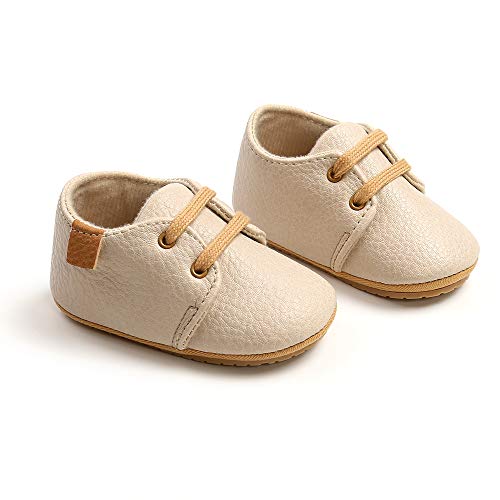 Image of RVROVIC Baby Boys Girls Anti-Slip Sneakers Soft Ankle Boots Toddler First Walkers Newborn Crib Shoes