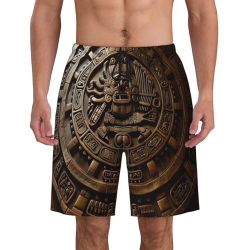 Pharaoh's Compass Men Beach Pants â€“ Swim Trunks for Men,Quick-Dry and Comfortable, Suitable for Beach, Surf, and Everyday Wear Black