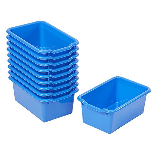 Bacs de rangement polyvalents en plastique empilables ECR4Kids