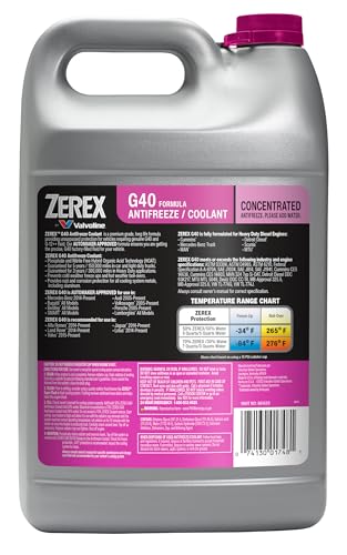 Valvoline Zerex G40 Phosphate and Nitrite Free Concentrate Antifreeze/Coolant 1 GA - Image 3