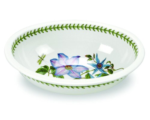 Portmeirion Botanic Garden Deep Oval Dish, Assorted Floral Motifs