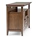 SIMPLIHOME Redmond SOLID WOOD 54 inch Wide Transitional TV Media Stand in Rustic Natural Aged Brown For TVs up to 60 inches for the Living Room and Entertainment Center