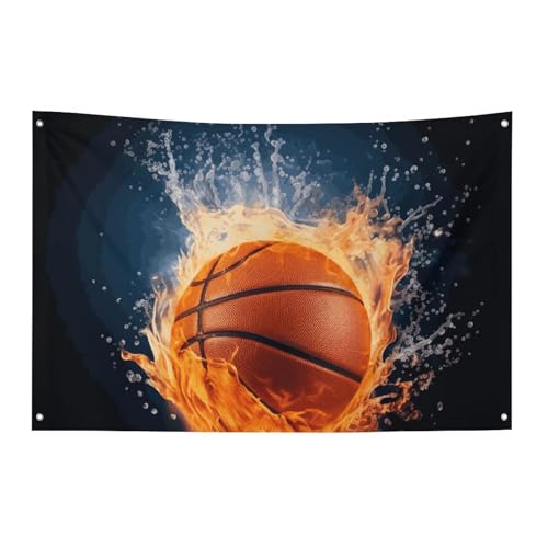 Drapeau saisonnier basketball embrasez votre jardin à chaque fête