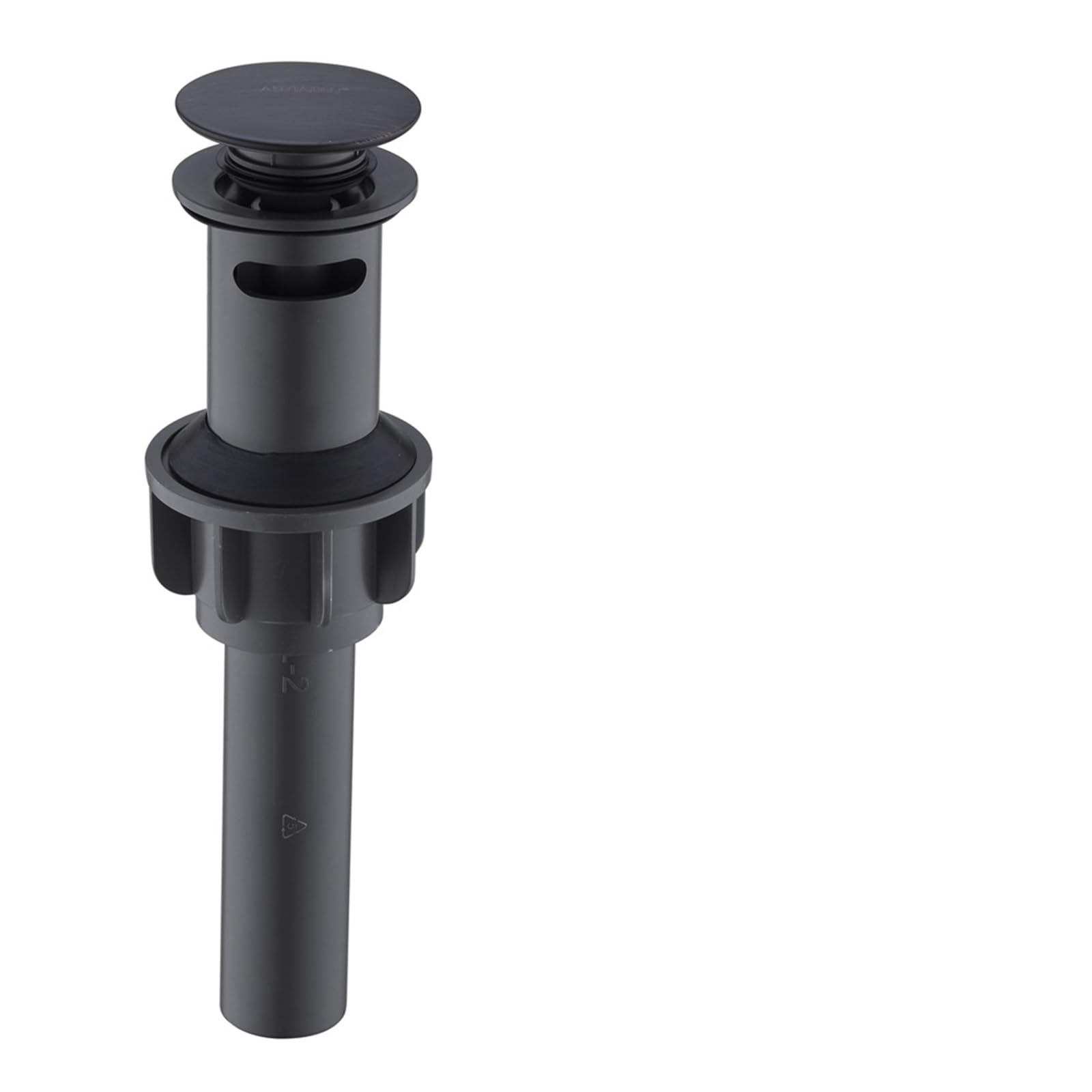 Rtbvghjik Orb Stainless Steel Pop Up Sink Drain Stopper With Overflow Matt Black Lavatory Basin Filter Bathroom Faucet Accessories For Bathroom Sinks(Orb)