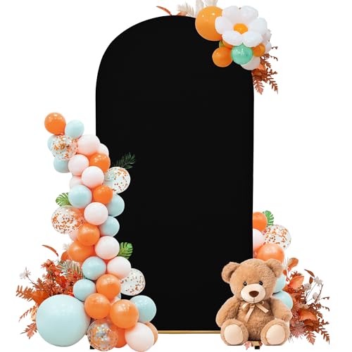 7.2FT Wedding Arch Cover Stretchy Spandex Fabric Backdrop for Arch Stand