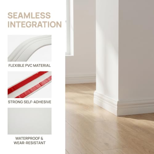 Tira de moldura flexible para salpicaderos de cocina y juntas de baño higiénicas 8
