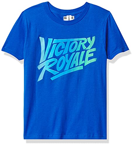 Fortnite Victory Royale Logo Boys Premium Solid Crew Tee