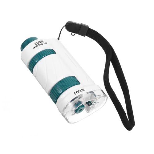 BESPORTBLE 1 Set Microscope for Portable to Magnification Lightweight Design for for Education Science Projects and Exploring Tiny Organisms