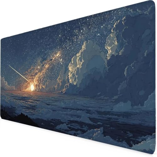 Tapis de souris gaming haute précision vitesse XXL glisse fluide