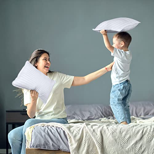 Utopia Bedding UB1163 Toddler Pillow (White, 2 Pack), 13X18 Pillows For Sleeping, Soft And Breathable Cotton Blend Shell thumb #4