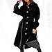 Women Trench Coats Lapel Button Cardigan Wool Long Warm Breasted Wool Casual Jacket Ladies Parka Overcoat Outwear