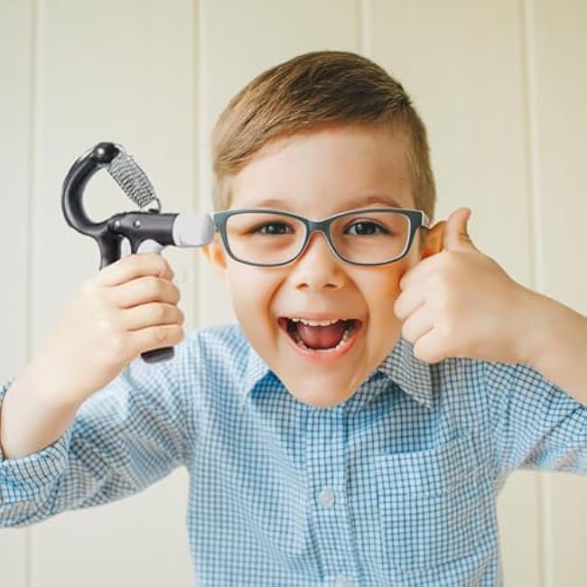 Hand Grip Trainer for Kids and Teens Adjustable Resistance, 11.02-44.09 lbs (5-20 kg) Forearm Hand Grip Trainer for Muscle Building, Stress Relief