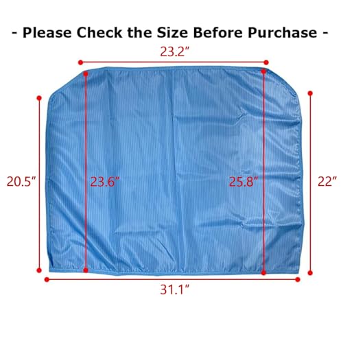 Image of Microscope Dust Cover Compatible with 3.5X-180X, 3.5X-90X, SW-3T24Z - Lab lensmeter Instruments Accessories, ESD Material, 31.1 inchx23.2 inchx20.5 inch