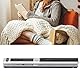 Dpofirs Tragbarer Scanner für PC, Fotoscanner für A4-Dokumente, Bilder, Seiten, Texte in 900 DPI, Flachscan-Handscanner für Unternehmen(Silber schwarz)