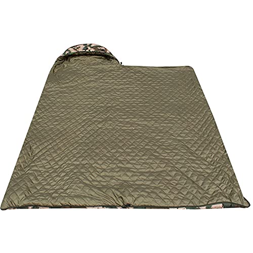 Jianghuayunchuanri Comfortable Sleeping Bag Outdoor Camping Winter Thick Heat Camouflage Sleeping Bag Single Sleeping Bag Indoor and Outdoor Activities (Colour: Camouflage, Size: 220 x 65 cm) - Image 5