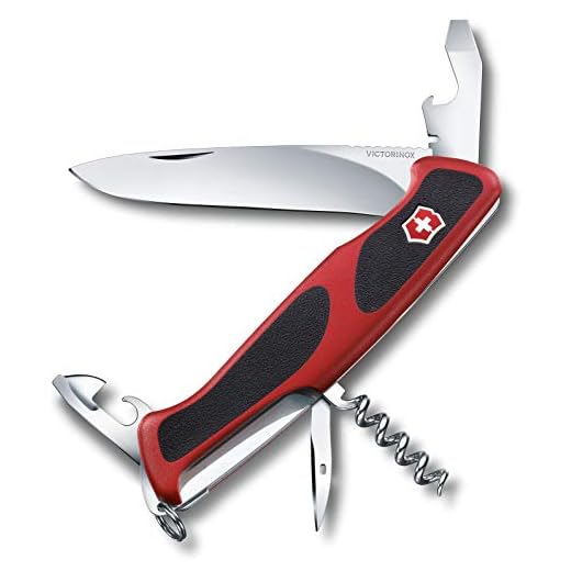 Victorinox Rangergrip 68 Navaja suiza, 130 mm, Cachas de 2 Componentes, Roj y Negro