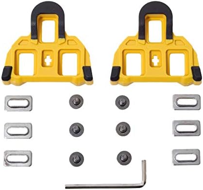 Tommaso Cycling Biking Cleats Compatible with Shimano SPD-SL, Use with Road Bike Clipless Pedals, Fixed Float, 4.5 Degree, Cleat Covers