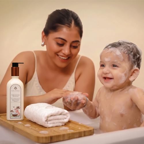 Image of Baby Forest Sampoorna Snan Baby Body Wash | 10 Ayurvedic Herbs | Tear-Free Formula | Natural Hydration for Baby | Vegan | Cruelty-free | Plant-Based Formulation | 200 ml